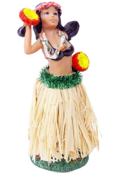 wackel hula mädchen figur_natur